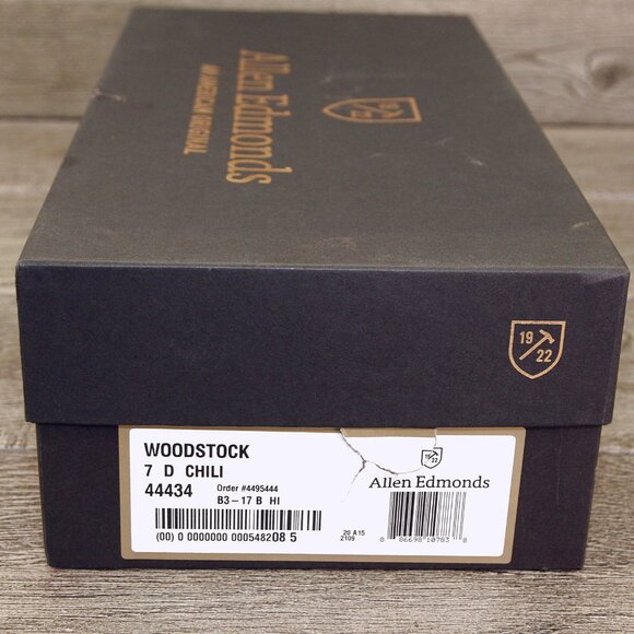 * NIB * $295 Allen Edmonds WOODSTOCK Loafer 7 D Chili * add $15 new Cedar Trees main image 10